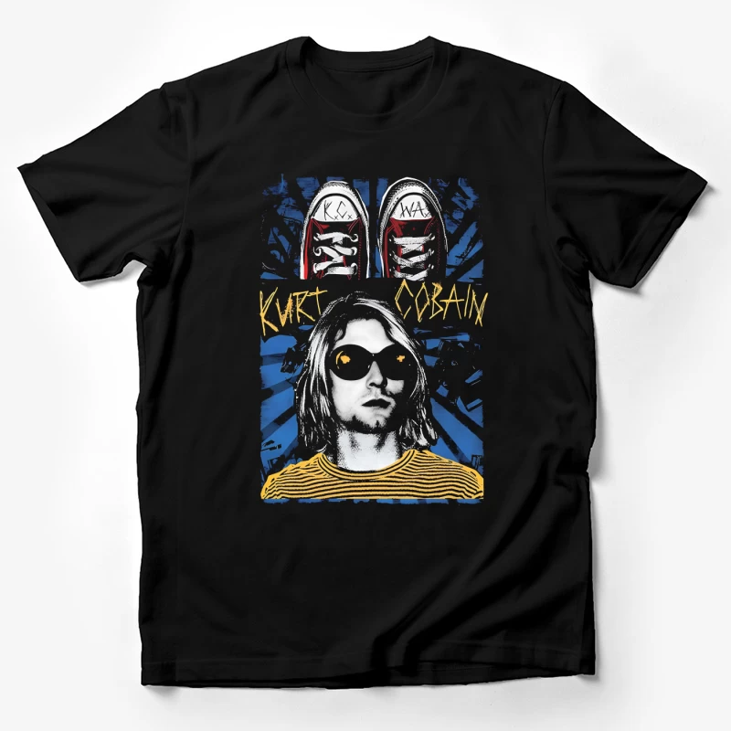 Kurt Cobain Retro Male T-Shirt