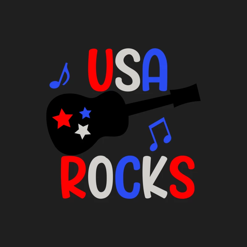 USA Rocks avec Musique et Étoiles Homme Débardeur