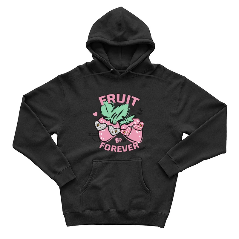 Fruchtige Erdbeerfreunde Herren Pullover Hoodie