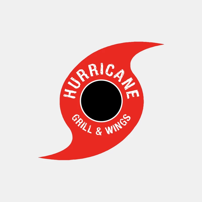 Hurricane Grill & Wings Restaurant Logo Design Male Tank Top