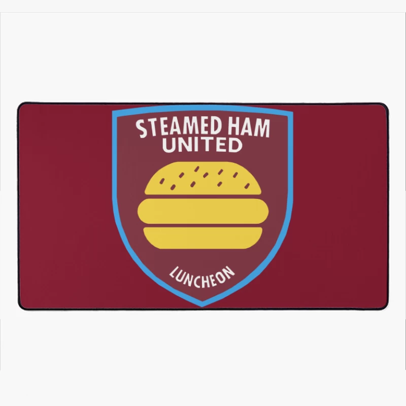 Simpsons / West Ham Parody - STEAMED HAM UNITED Desk Mat