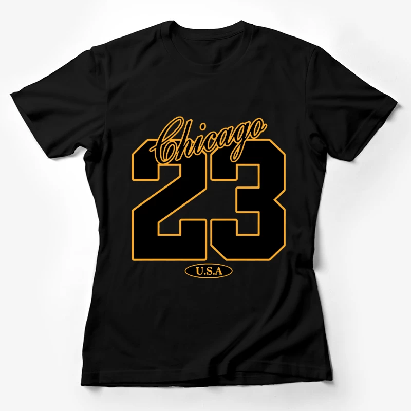 Chicago Nummer 23 Design Damen T-Shirt