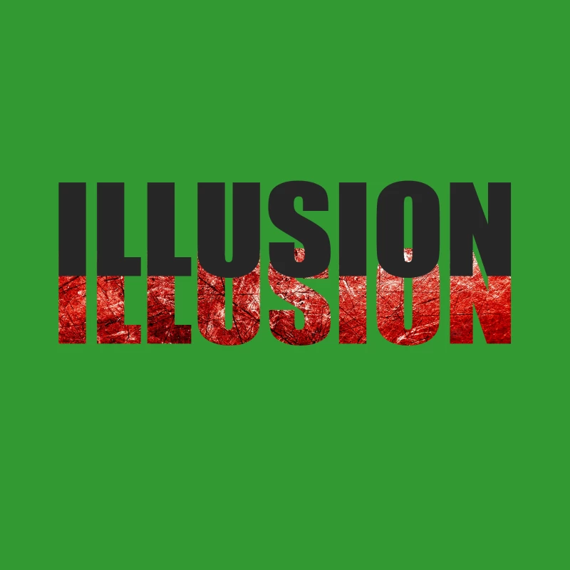Artistic Representation of Illusion Desk Mat