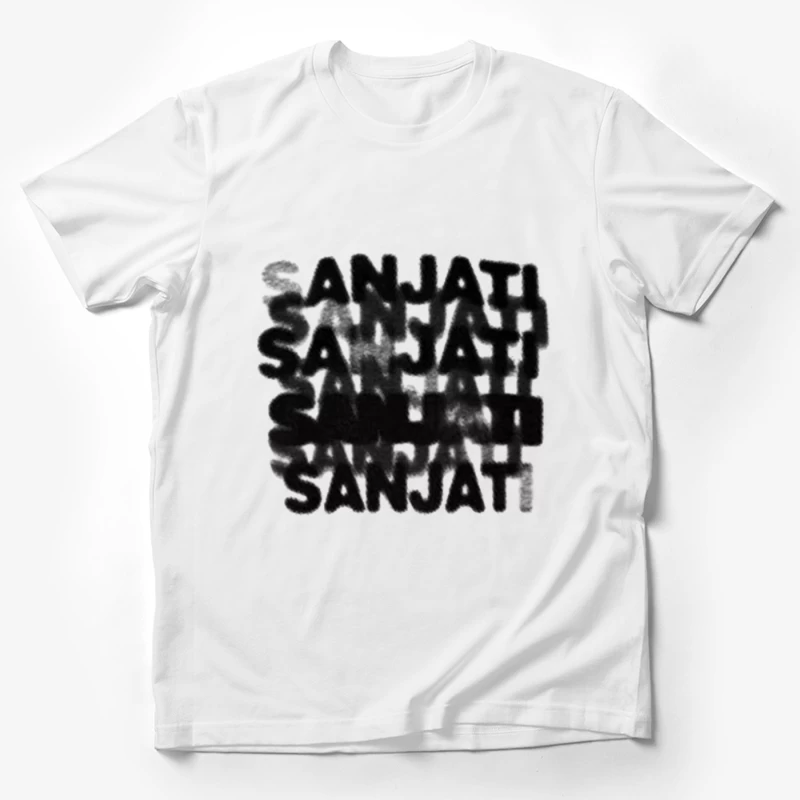 Abstrakte Schriftkunst Herren T-Shirt