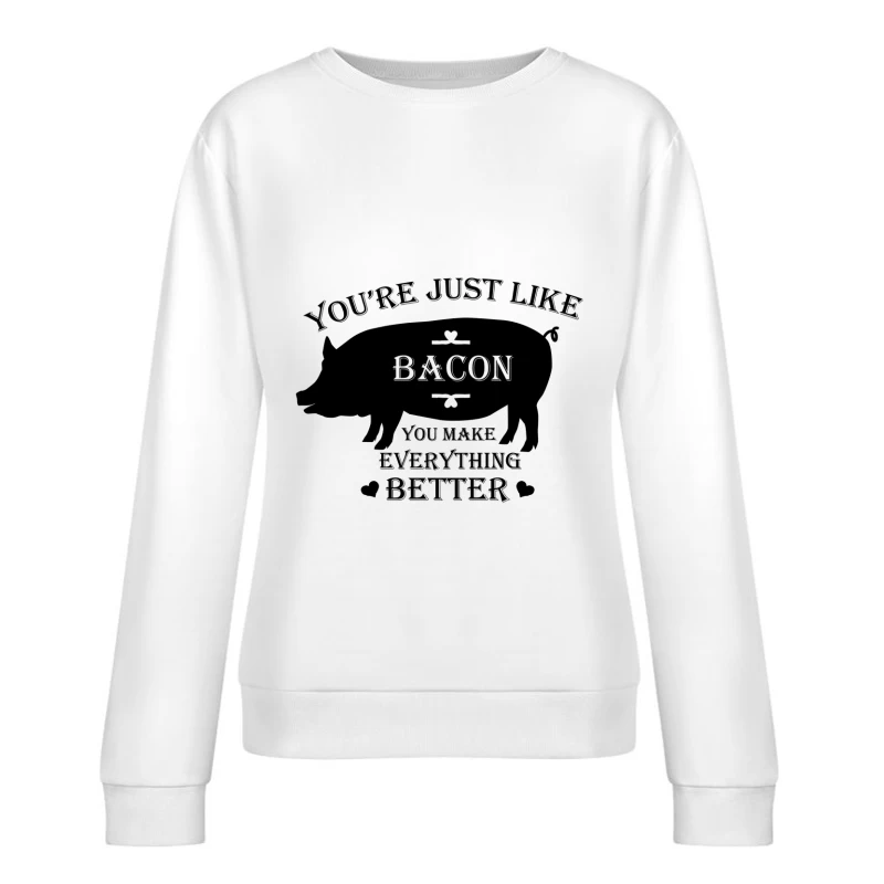 Logotype d'une entreprise numérique Femme Sweat-shirt à enfiler