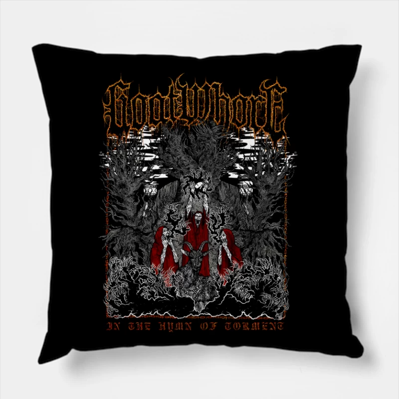 Goatwhore Drowned Throw Pillow