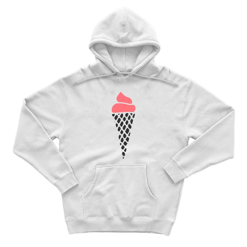 Glace en cône stylisé Homme Sweat à capuche