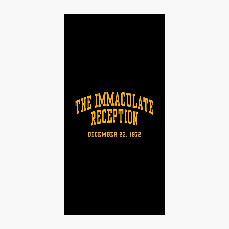 The Immaculate Reception: Historic Play on December 23, 1972 iPhone Case