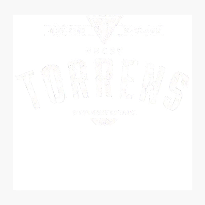 Minimal White Typography Logo Throw Pillow