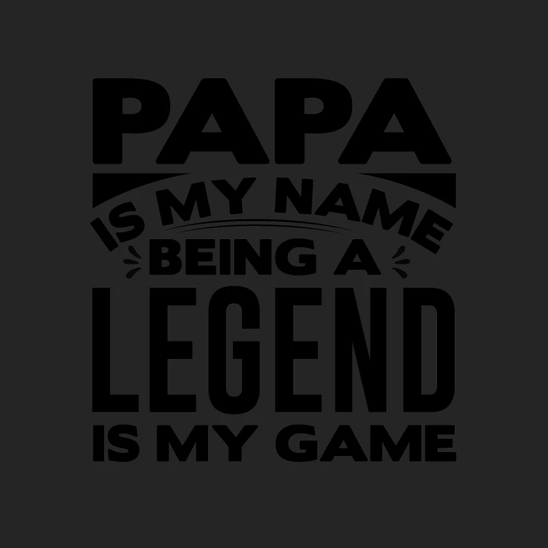 Papa Légende Homme Sweat-shirt à enfiler