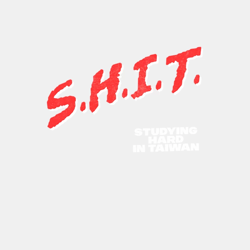 D.A.R.E. - SHIT  Studying Hard in Taiwan Parody Design Male Tank Top
