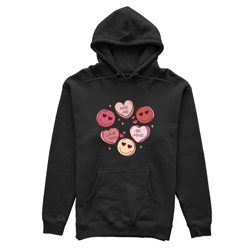 Süße Liebesherzen Design Damen Pullover Hoodie