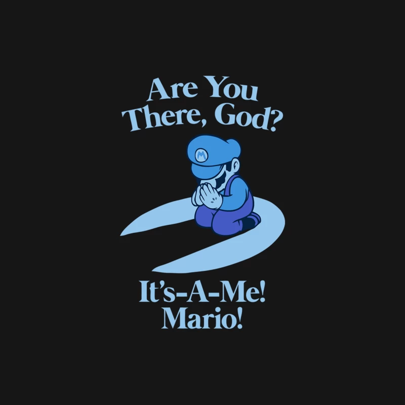 Mario's Humorous Prayer: Video Game Meets Religion Female Long Sleeve T-Shirt