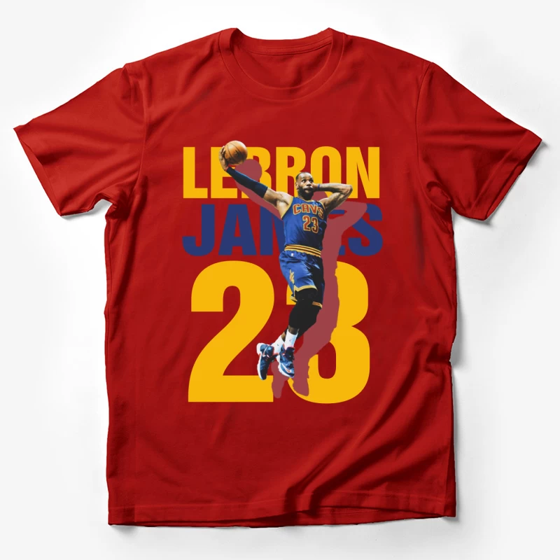 LeBron James Basketball Player Graphic Male T-Shirt