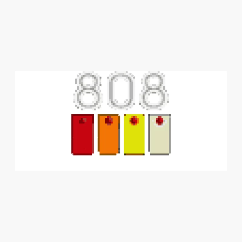 808 Drum Machine Pixel Grid Design - Music Fan Coffee Mug