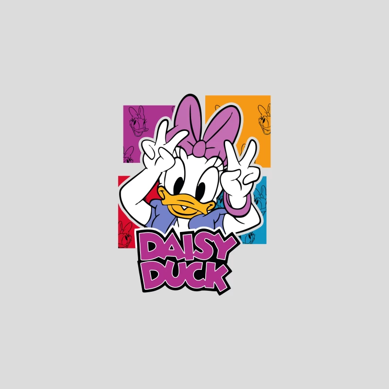 Retro Cartoon Duck – Playful & Nostalgic Design Baseball Cap