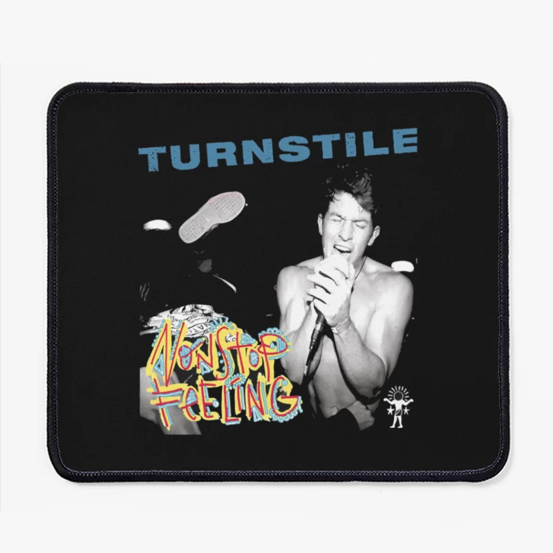 Turnstile: Nonstop Feeling Album Cover with Graffiti Art Mouse Pad