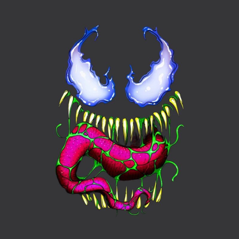 Vibrant Comic Monster Art Pin