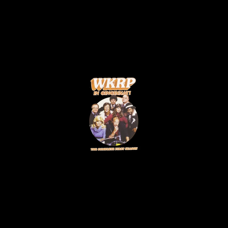 WKRP in Cincinnati skyline logo Desk Mat