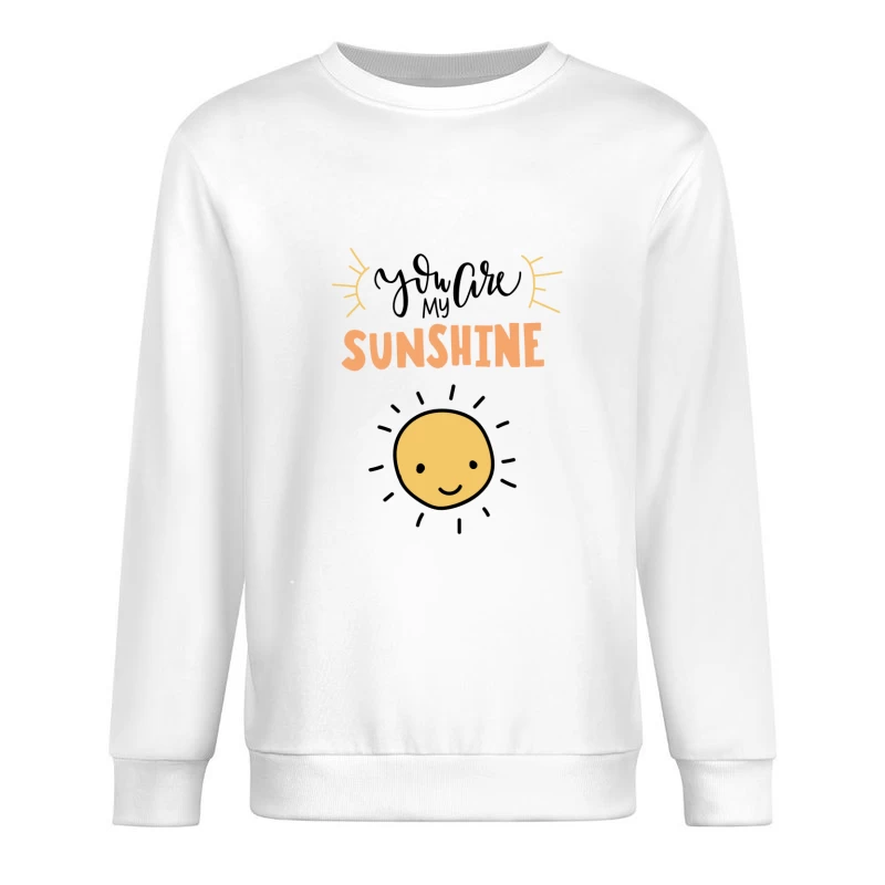 Soleil et message d'amour Homme Sweat-shirt à enfiler