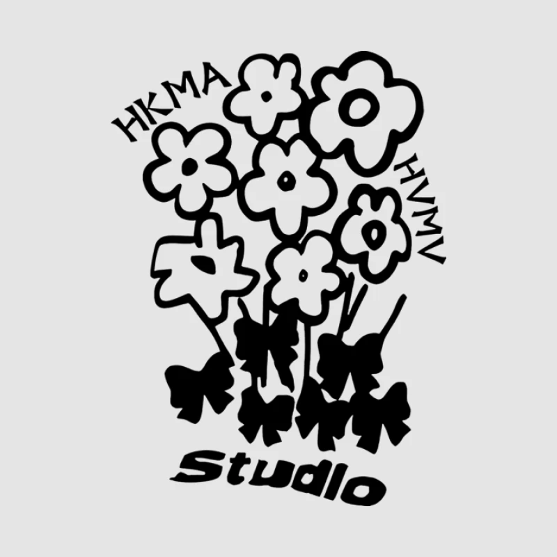Blumendesign von Hikma Studio Herren Pullover Hoodie