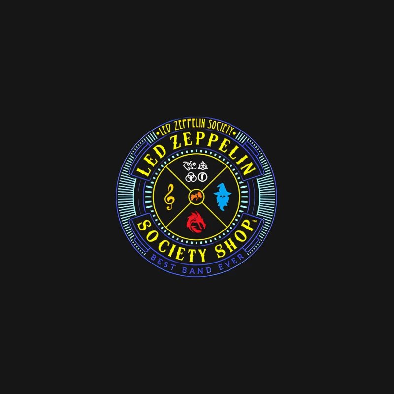 Led Zeppelin Zociety Desk Mat