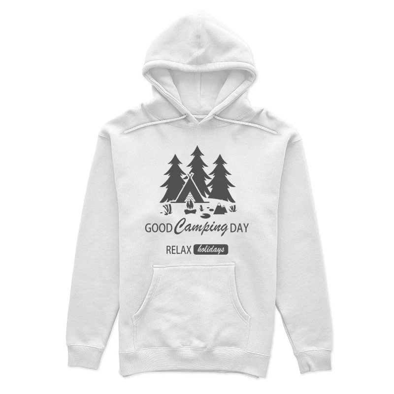 Guter Campingtag mit Entspannung am Lagerfeuer Damen Pullover Hoodie