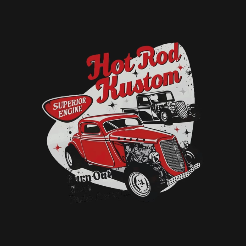 Hot Rod Kustom Design mit klassischem Auto Damen T-Shirt