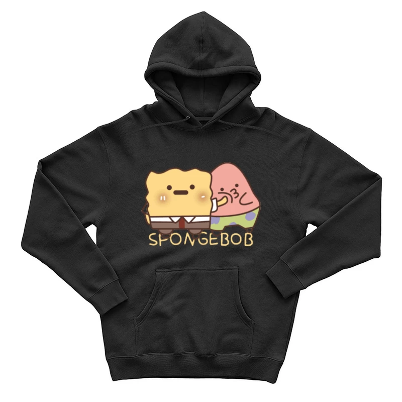 Kawaii SpongeBob und Patrick Illustration Herren Pullover Hoodie