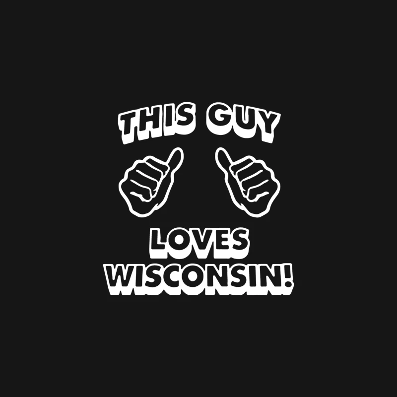 This Guy Loves Wisconsin Desk Mat