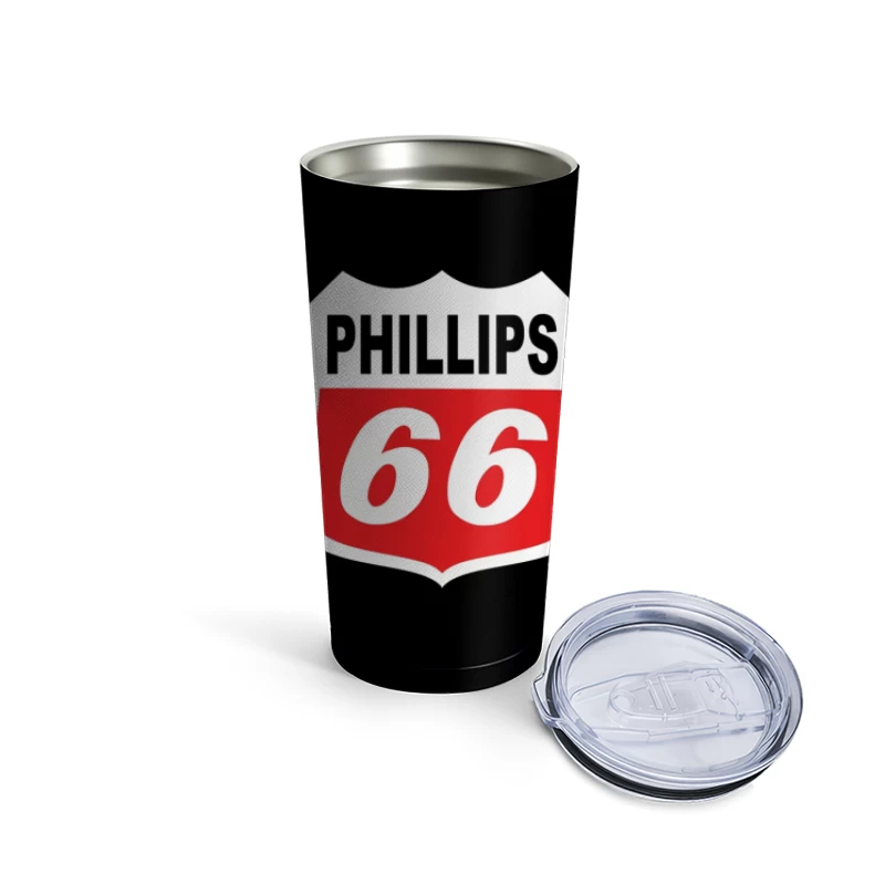 Phillips 66 Classic Shield Logo Design Travel Mug