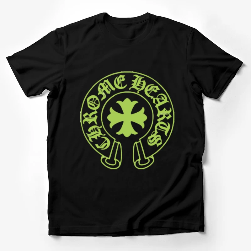 Chrome Hearts Logo in Grüneintönung Herren T-Shirt