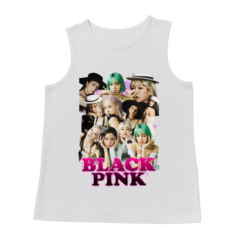 BLACKPINK: K-pop Girl Group Fashion Poster Male Tank Top