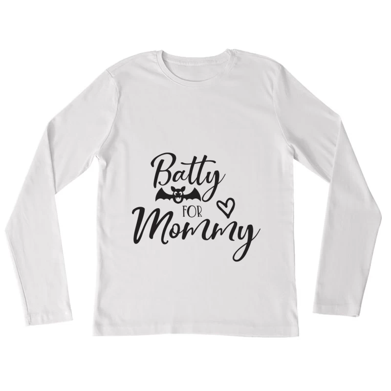 Design de chauve-souris pour maman Femme Manches Longues T-Shirt