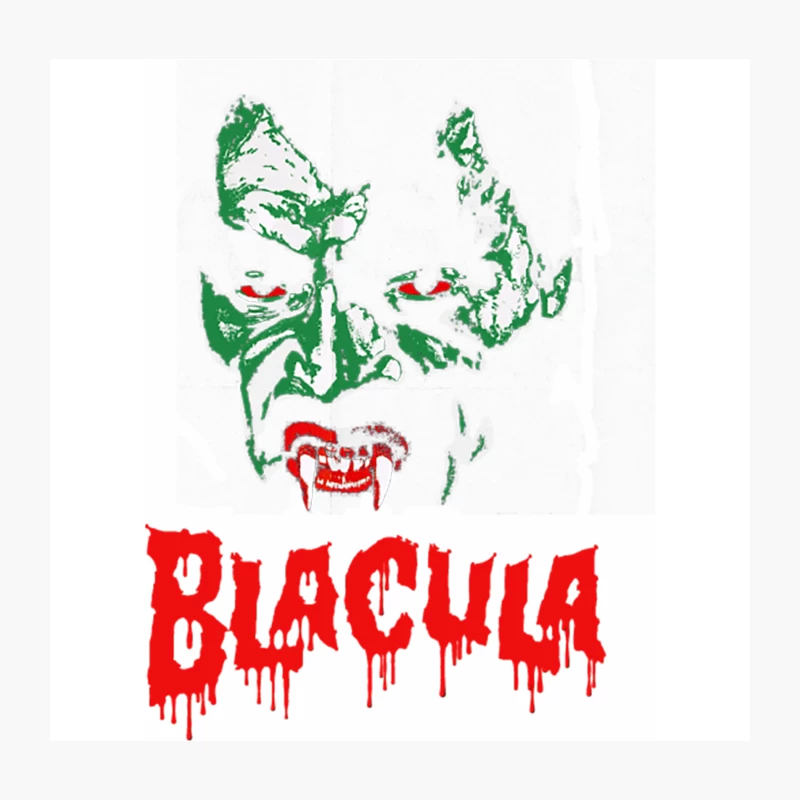 Blacula Throw Pillow