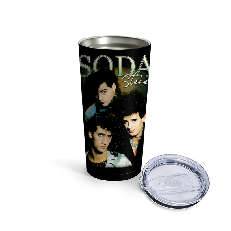 Soda Stereo Band Vintage Travel Mug