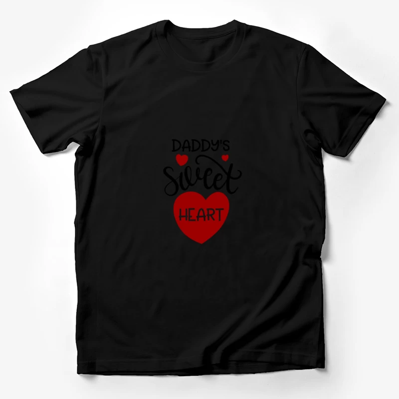 Motif d'amour avec cœur rouge Homme T-Shirt