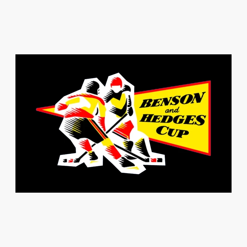Retro Ice Hockey Tournament Logo: Benson and Hedges Cup Travel Mug