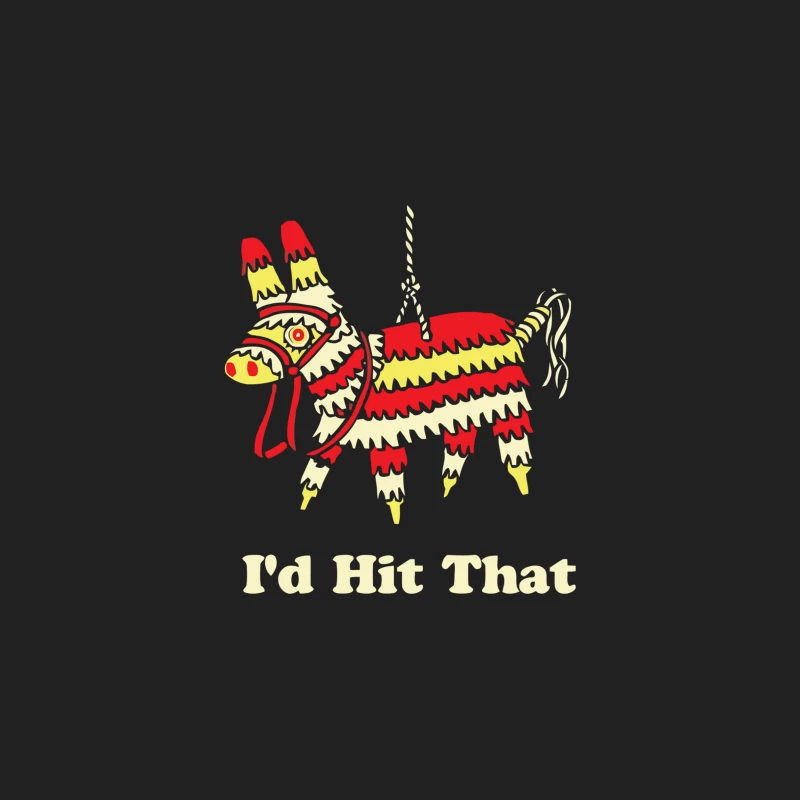 Humorous Red and Yellow Cartoon Pinata Animal Bucket Hat