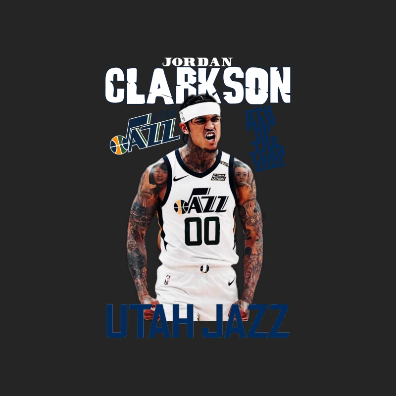 Jordan Clarkson of the Utah Jazz Female Pullover Sweatshirt