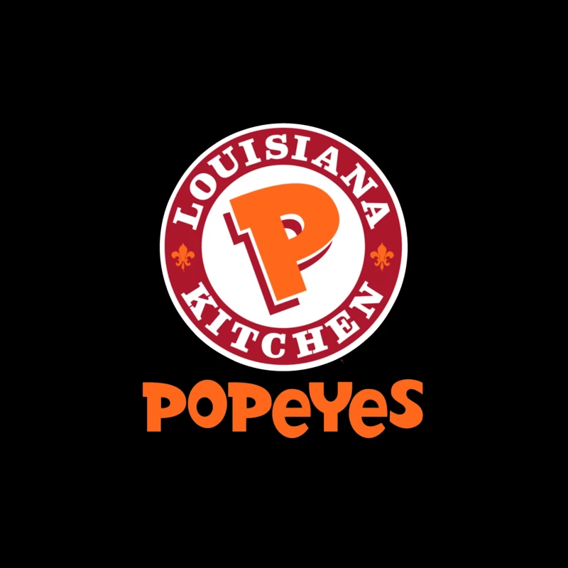 Popeyes Louisiana Kitchen Restaurant Logo Design Tapestry