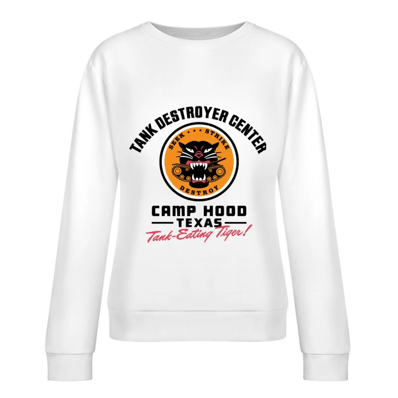 TANK DESTROYER CENTER Female Pullover Sweatshirt