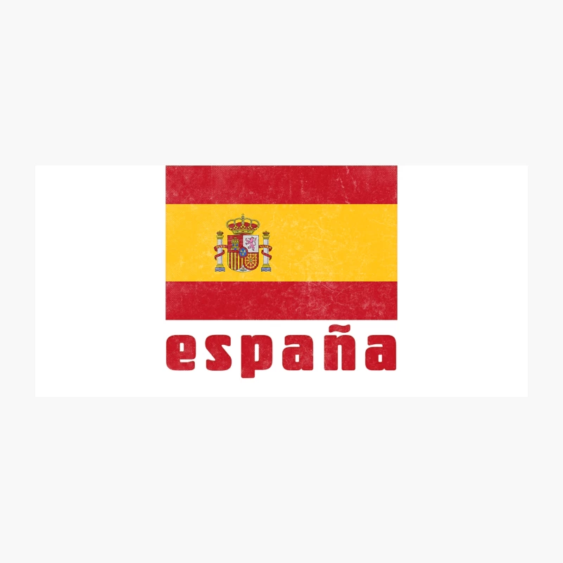 Espana  Spain  Retro Faded Style Flag Design Coffee Mug