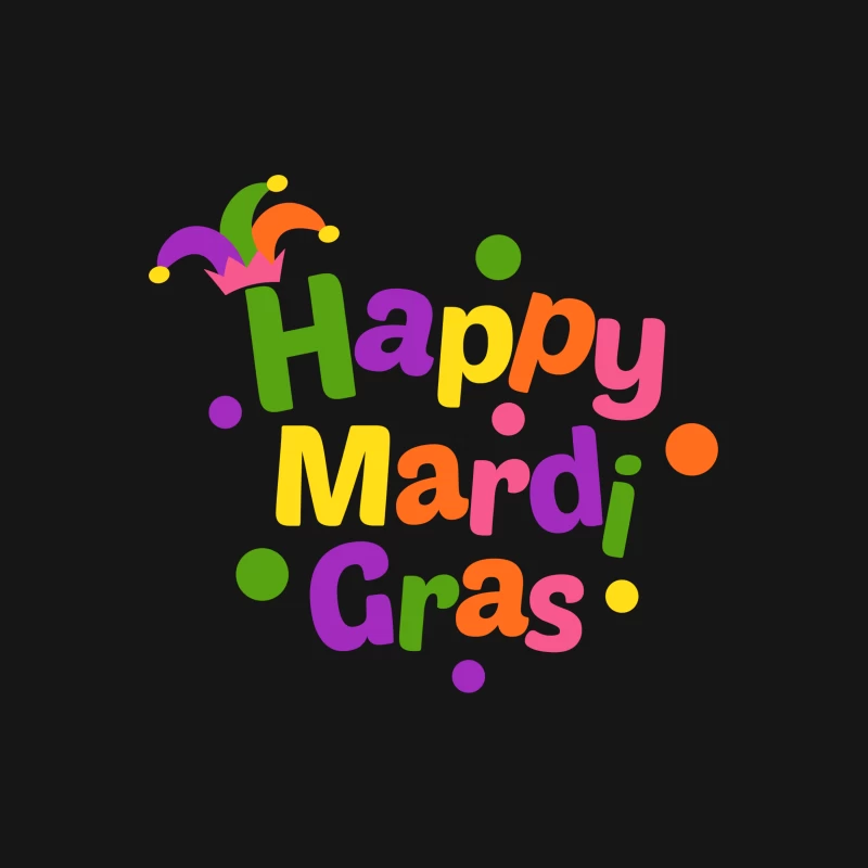 Célébration colorée de Mardi Gras Femme T-Shirt