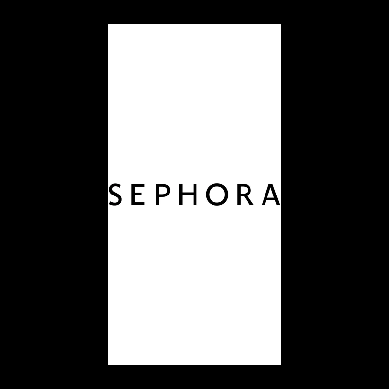 Sephora Black and White Corporate Logo iPhone Case