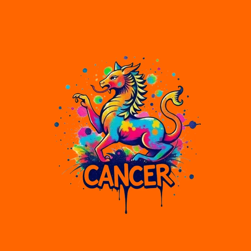 Astrological Cancer Zodiac Illustration Pin