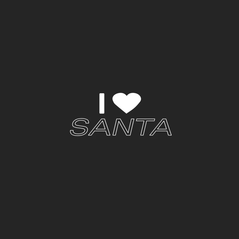 Design I Love Santa Homme Sweat-shirt à enfiler