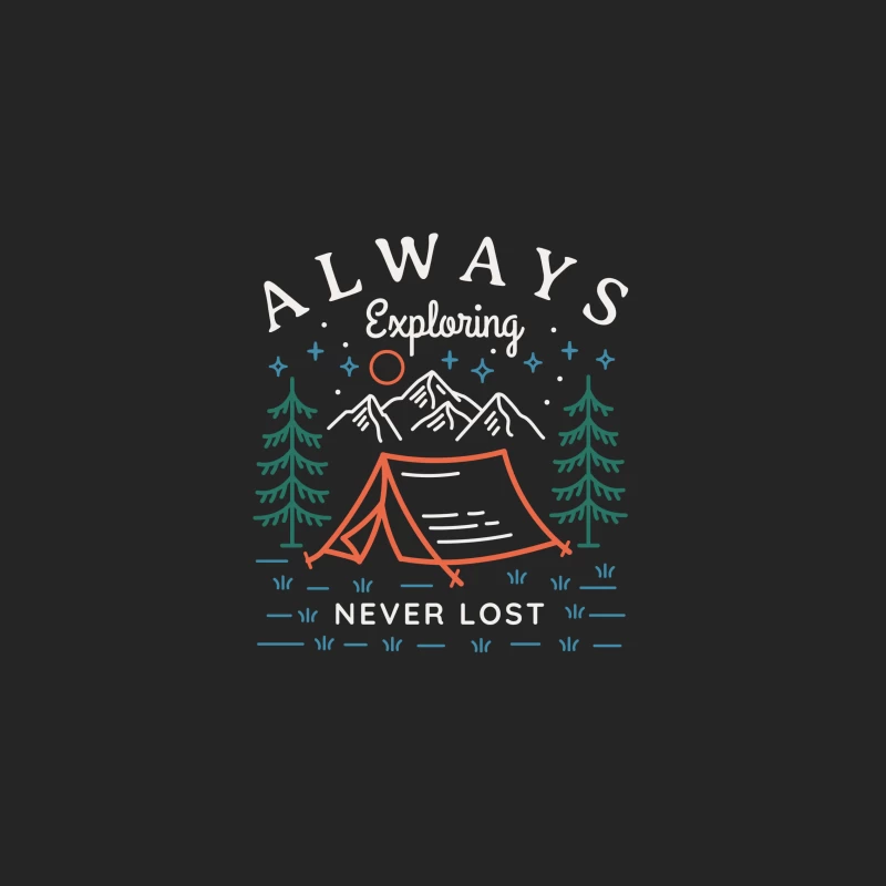 Erkundung und Camping-Abenteuer Herren Pullover Sweatshirt