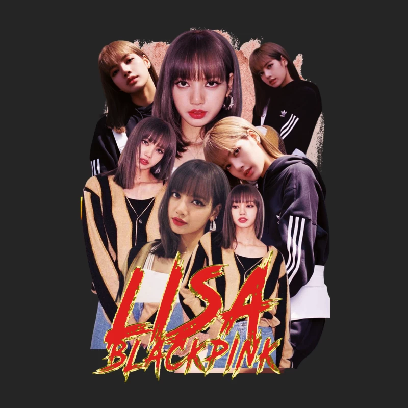 Lisa from BLACKPINK - K-pop Idol and Fashion Icon Female Pullover Sweatshirt