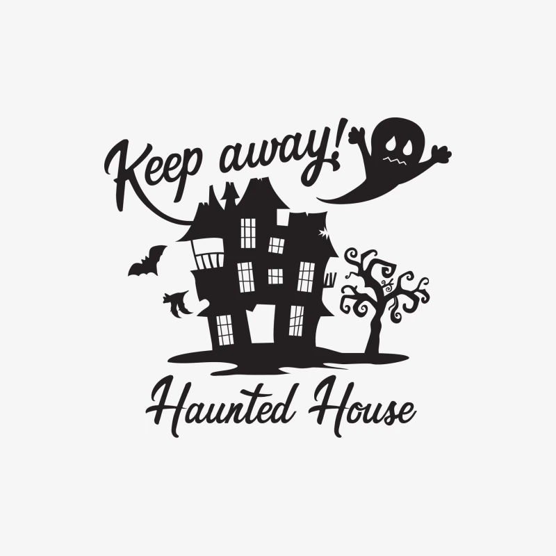 Maison hantée mystérieuse Homme Manches Longues T-Shirt